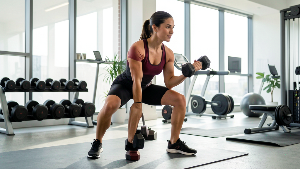 Treino de força com halteres — a base do condicionamento físico